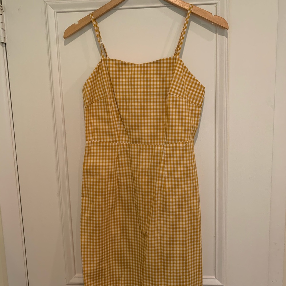 SHEIN plaid cami bodycon dress